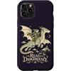 Fantasy Bookish Realm Custodia per iPhone 11 Pro Leggi Dangerously Dragon Fantasy Book Lover Reader