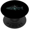 Funny Fishing Fisherman Angler Apparel & Pesca Bassa Montagna Pesca All'aperto PopSockets PopGrip Adesivo