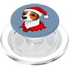 Christmas Animals Terrier Babbo Natale PopSockets PopGrip per MagSafe