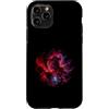Amanti dello spazio - Universo Custodia per iPhone 11 Pro Nebulosa spaziale rossa e nera