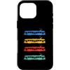 Tram Car Bus And Public Transport Appare Custodia per iPhone 16 Pro Max Tram Veicolo Treno Tram Trolley Funivia Gondola