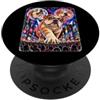 90s Y2K Bootleg Vintage Retro New Years Bulldog inglese Times Square Hip Hop Party Cool Occhiali da sole PopSockets PopGrip Adesivo