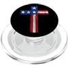Patriot Christians Bandiera USA Croce PopSockets PopGrip per MagSafe