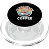 Vintage Bulldog The World Needs More Cof Bulldog vintage Il mondo ha bisogno di più amanti del caffè PopSockets PopGrip per MagSafe