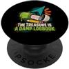 Cacciatori del Registro Umido The Treasure Is A Damp Logbook Caccia GPS Cache Trekking PopSockets PopGrip Adesivo