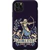 Renaissance Medieval Humor Custodia per iPhone 11 Pro Max Divertente arciere medievale senza scopo dal 1350 tiro con l'arco