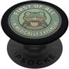 Funny Frog Humor and Coffee Meme Studio First Of All Im Medically Costoso Divertente Rana Art PopSockets PopGrip Adesivo
