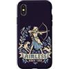 Renaissance Medieval Humor Custodia per iPhone X/XS Divertente arciere medievale senza scopo dal 1350 tiro con l'arco