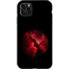 Amanti dello spazio - Universo Custodia per iPhone 11 Pro Max Nebulosa spaziale rossa e nera