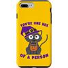 Kawaii Triangle Custodia per iPhone 7 Plus/8 Plus You're One Hex Of A Person, strega, gatto, Halloween