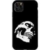 Dark Gothic Skull Art Custodia per iPhone 11 Pro Max Teschio invecchiato Halloween gotico horror scheletro design