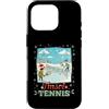 Classic Christmas Vintage Xmas Nostalgic Custodia per iPhone 16 Pro Retino per giocatori di tennis, allenatori, squadre di calcio