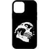 Dark Gothic Skull Art Custodia per iPhone 12 mini Teschio invecchiato Halloween gotico horror scheletro design