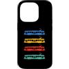Tram Car Bus And Public Transport Appare Custodia per iPhone 14 Pro Tram Veicolo Treno Tram Trolley Funivia Gondola