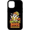 Spooky Builder Halloween Puns Custodia per iPhone 12/12 Pro Qui per il fantasma di Halloween Boos Construction Worker