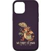 Thrift Store Findin Custodia per iPhone 12/12 Pro Citazione della parsimonia vintage divertente del drago dell'usato