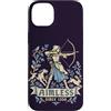 Renaissance Medieval Humor Custodia per iPhone 14 Plus Divertente arciere medievale senza scopo dal 1350 tiro con l'arco