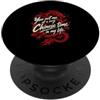 Chinese Red Big Dragon Humor Designs Mi hai incontrato in un momento molto cinese della mia vita Red Cool Dragon PopSockets PopGrip Adesivo