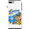Bahaa's Tee Custodia per iPhone 7 Plus/8 Plus Limone Sul Garda Italia Villaggio Lago Viaggi Arte
