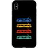 Tram Car Bus And Public Transport Appare Custodia per iPhone XS Max Tram Veicolo Treno Tram Trolley Funivia Gondola