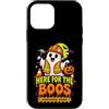 Spooky Builder Halloween Puns Custodia per iPhone 12 mini Qui per il fantasma di Halloween Boos Construction Worker