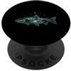 Funny Fishing Fisherman Angler Apparel & Pesca Bassa Montagna Pesca All'aperto PopSockets PopGrip Adesivo
