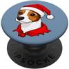 Christmas Animals Terrier Babbo Natale PopSockets PopGrip Adesivo