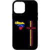 MASH MOSH Custodia per iPhone 12 mini Venezuela, mappa, silhouette, bandiera, strisce, venezuelano, orgoglio