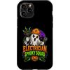 Spooky Tradesman Electrical Humor Custodia per iPhone 11 Pro Elettricista divertente Squadra Spooky Halloween Fantasma Elettrico W