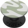 Elegant Grips Sage Green Pattern Abstract Aesthetic PopSockets PopGrip Adesivo