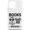 Funny Boxer And Book Designs Custodia per iPhone 13 Pro Max Boxer divertente con cani Books And Boxers