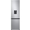 Samsung Frigorifero Combinato EcoFlex AI RB38C634DSA/EF con Dispenser dell'Acqua, WiFi, SpaceMax, Total No Frost, Motore Digital Inverter Garantito 20 Anni, 386 L, LxAxP: 59,5x203x65,8 cm, Silver Inox