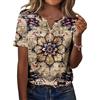 Zeagoo Maglietta Donna Manica Corta T-Shirt Estivo con Scollo a V Camicia | Casual Base Blusa Top Elegante Leggero Elasticizzato Tee Shirt S-XXL
