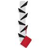 Shally Dogan Appendiabiti da Parete con 6 Ganci, Attaccapanni Verticale Struttura Salvaspazio e Resistente, Design Moderno, Ideale per Ingresso Ufficio e Casa, 19.5 x 4.5 x 74 cm