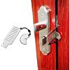 Haokaini Serratura Portatile Serratura da Viaggio Serratura Robusta per Impieghi Gravosi Serratura di Sicurezza Senza Pugno per Privacy per Appartamento/Viaggio/Hotel/Scuola/Motel