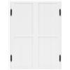 Snnowdate Set completo per porte saloon (L/R coppia + cerniere a pendente), griglia di protezione per porte basculanti, divisorio, porta basculante, 81 x 107 cm, apertura bidirezionale, funzione di chiusura
