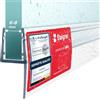 STEIGNER Guarnizione doccia UK55 60 cm (1 pz.) trasparente - Guarnizione box doccia verticale per docce angolari o pentagonali con porta 6-8 mm - Perfetta aderenza, Materiale resistente, Impermeabile