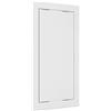 VENTEUROPE Sportello di ispezione 15 x 30 cm bianco, porta di ispezione, copertura per distributori sanitari e di riscaldamento, canali, pavimenti, dispositivi, impianti elettrici e di telecomunicazione 150 x
