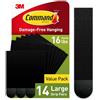 Command Strisce Command, grande, bianco, 4 strisce (17206-es), PH206BLK-14NA