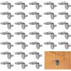 Brelet 72 Pezzi Perni per Mensola,5mm Supporto per Mensole FormaL.Supporti Ripiani per Armadio.Supporto Ripiano per Armadietto.Metallo Reggimensola Pioli per Mobili,Librerie,Armadi,Scaffali,Tavoli,Sedie