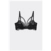 Tezenis Reggiseno Balconcino Paris Lady Romance Donna Nero