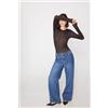 Tezenis Body Girocollo Viscosa E Lana Merino Donna Marrone