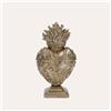 KeyHome Store Cofanetto Cuore Sacro in Resina Oro 18x10 cm