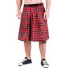 The Rock Shop Kilt scozzese Tartan rosso