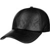 Lipodo Cappellino in pelle da uomo - Baseball chiuso sul retro, con picco Autunno-Inverno Inverno