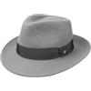 LIERYS City Cappello in Feltro Lana Uomo Donna Idrorepellente Confezionabile Fedora Bogart Estate Inverno