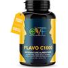 PARAFARMACIA, ORGANIC VITAMINS & FOOD Parafarmacia OVF, Vitamina C 1000mg ad Alto Dosaggio e naturale, 120 Compresse Vegan (1mese), integratore vitamina c pura con flavonoidi