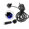 JOUFNING Luce Sommergibile A LED Per Fontana - 6 LED AC12V Luci Subacquee RGB Per Laghetto, Con Connessione A 2 Pin, Per Laghetto, Acquario, Piscina, Giardino, Fontana(Blue)