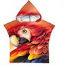 Proumhang Poncho da Surf/Bagno/Piscina/Spiaggia per Bambini,Asciugamano con Cappuccio in Microfibra,Accappatoio da Spiaggia,Asciugamani Poncho con Cappuccio per Ragazzi e Ragazze Modalità 6 75x60cm