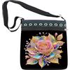 CXINLky DIY Diamond Art Painting Crossbody Borsa da donna 5D Diamont Art Messenger Borsa a tracolla portamonete borsa a tracolla con chiusura lampo
